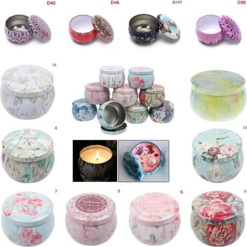 50 Styles Small Fresh Personality Candy Festive Party Storage Box Metal Storage Container Gift Candy Sugar Rose Tea Pot Tin Box