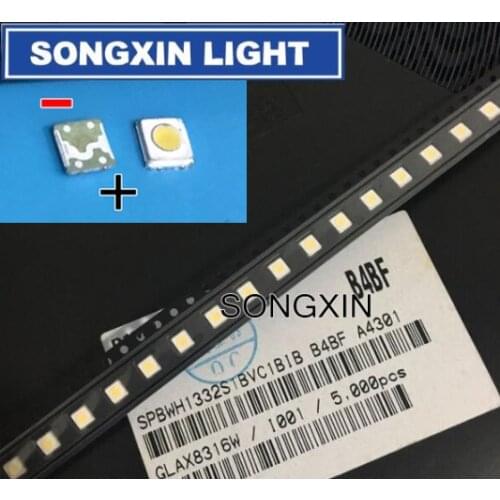 500pcs FOR SAMSUNG LCD TV Repair led TV backlight lamp light bar light bar 3537 lamp beads 3535 Cool white 1w 3v FOR SAMSUNG