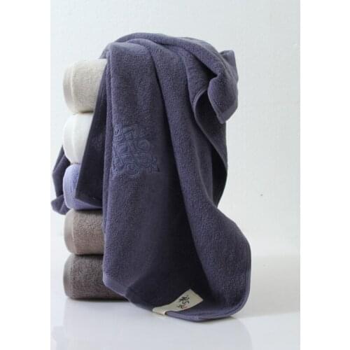 70x140cm bath towel Cotton bath towel cotton padded embroidered absorbent bath towel beach towel