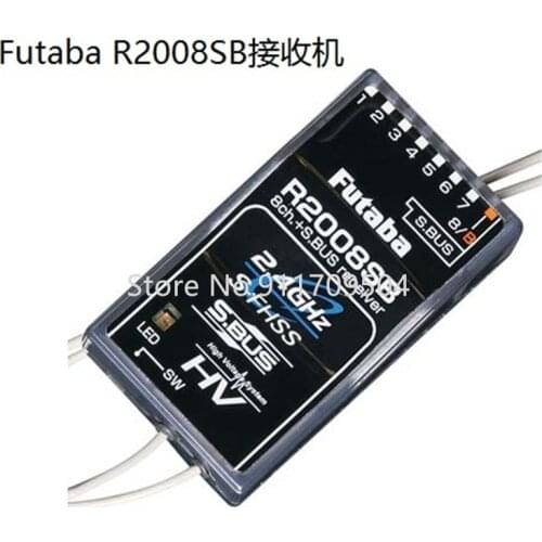 Futaba R2008SB 2.4G 8-Kanaals 2008 Ontvanger 6J/6K/T8J/T14SG/18MZ/t10J Bus Hoogspanning Ontvanger Voor Radio Afstandsbediening
