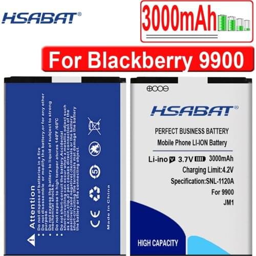 HSABAT New 3000mAh JM1 J-M1 JM-1 Battery Use for Blackberry 9900 Battery 9930 9850 9860 Battery