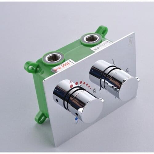 Quality Bathroom Shower Mixer Thermostatic 3 Functions Shower Valve/ embedded box