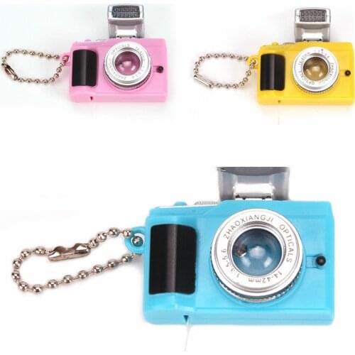 Mini 2.5*4cm Pink Blue Yellow Camera Toy Doll Accessories Kid Toys for BJD 1/6 Doll Accessories Fashion Key Chains Toys Gift