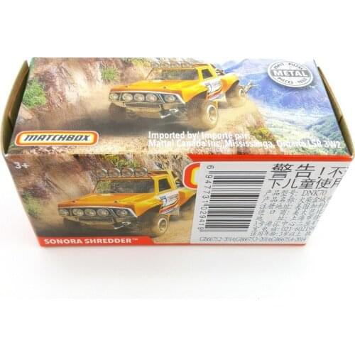 2020 Matchbox Cars 1:64 Car SONORA SHREDDER Metal Diecast Alloy Model Car Toy Vehicles