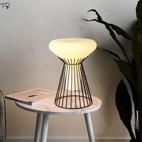 Nordic Minimalist ArtisticGlass Table Lamp Post-modern Art Decor Home Indiviudal Bedside Lamp Designer Bedroom Living Room Bar