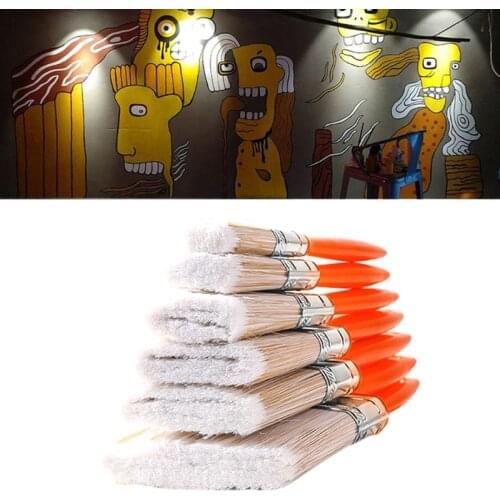 New House Decorative Paint Brush Acrylic Oil Wooden Building Painting Household Tool Wall Decoration Cleaning Brushes1-4 in