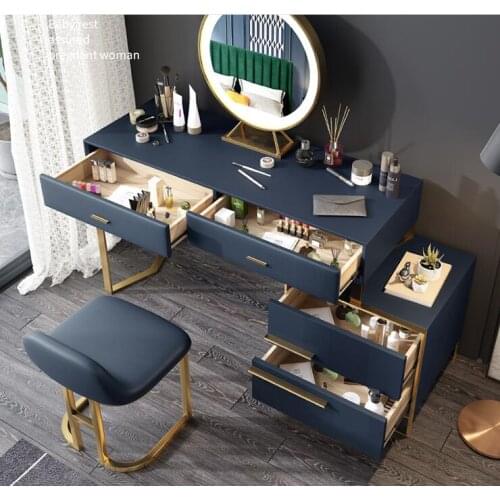 Armoire de rangement pour coiffeuse de luxe légère