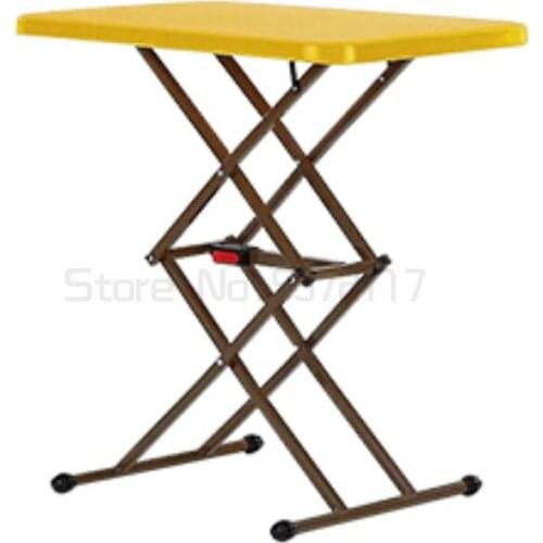 Installation free lifting table simple folding table portable movable tea table for home users
