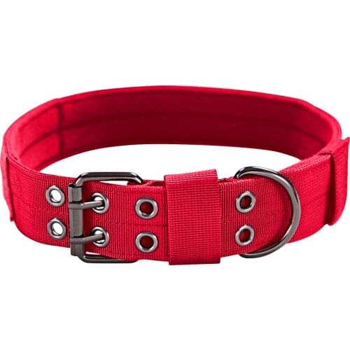 1.5" Width Military Dog Collar Tactical Dog Collar for Medium Large Dog Outside Training,Walking and Hunting Length Adjustable