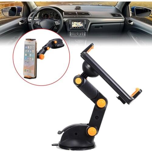 For 7-11Inches Tablet 1pc 360Degree Car Windshield Mount ABS+PVC Multi-function Car Phone Holder Mayitr