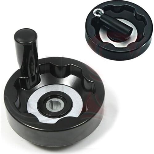 1pcs M20 M22 M25 bakelite internal wave grip handwheel nuts foldable rocker handle knob hand nut 200mm-300mm head diameter