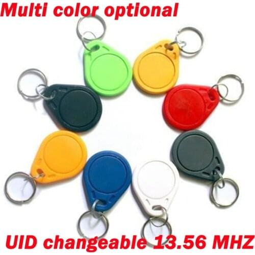RFID smart nfc tags Repeated write 13.56MHZ IC keyfob can repeated UID changeable CARDS Block 0 sector zero Copy Clone 1K S50