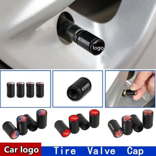 10 Set black car styling car accessories tire valve caps car emblem logo decorative tyre valve cap