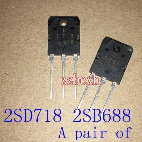 10PCS/LOT New original In Stock 2D718 2B688 [5pcs B688 +5pcs D718=10PCS] TO-3P
