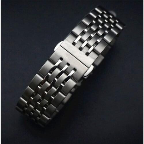 20mm Stainless Steel Watch Band Strap Business Watchband For Men Women Luxury Mens Watches for Record L2