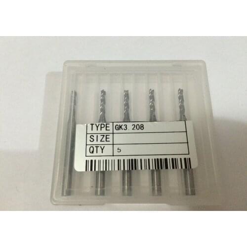 5pcs/lot 3.175mm- 3flute milling cutter for aluminum endmill Tools Carbide CNC End mill Router bits