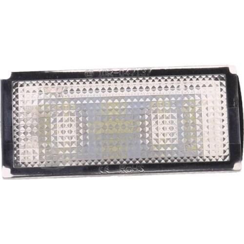 50LC 2Pcs Error Free 18 LED Number License Plate Light for bmw E66 E65 7-Series 735i White