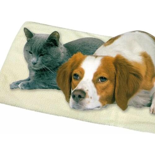90*60cm Large Size Dog Bed Self Heating Pets Winter Warm Pad Cats Comfortable Heated Warming Mat 2020 Hot Sell 3