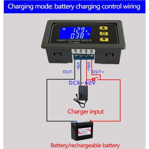 DC6-60V Solar Battery Charger Controller Module Charging Discharge Control