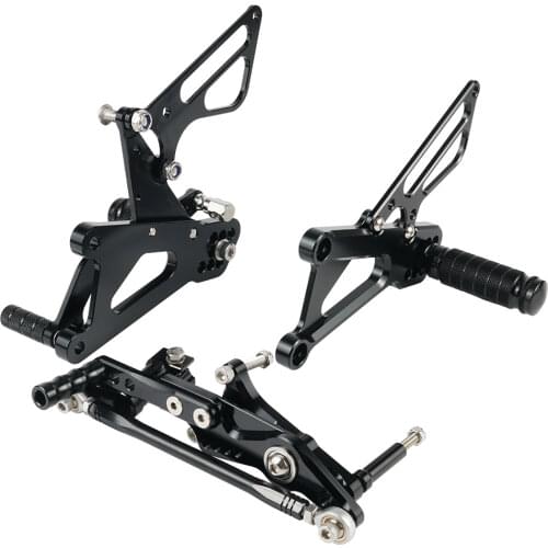 New CNC Billet Racing Adjustable Rearset Foot Pegs Rear Sets For Triumph Daytona 675 2006 2007 2008 2009 2010 2011 2012