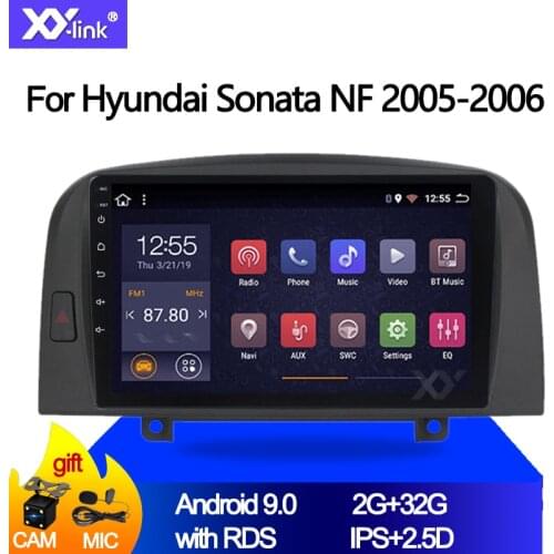 9“ Android 9.0 Car radio For HYUNDAI Sonata NF 2005-2006 GPS Navigation system multimedia player stereo audio autoradio no 2 din
