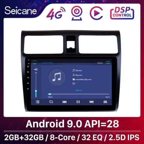 Seicane 10.1 Inch 2Din Android 9.0 Car Radio Wifi Multimedia Player GPS Head Unit For 2005 2006 2007 2008 2009 2010 Suzuki Swift