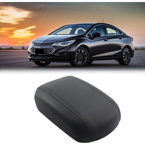 Car Front Center Console Arm Rest Lid Black Armrest Cover for Chevy Cruze 2009-2014 96931638