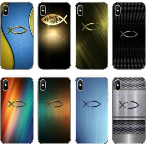 Jesus Christian Fish Soft Phone Case For Samsung Galaxy A70 A60 A50 A40 A30 A10 A9 A7 A5 A3 A8 A6 Plus 2018 2017 2016