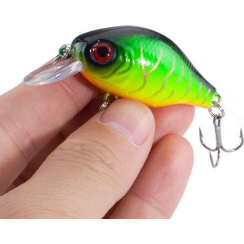 FOVONON Fishing Crankbait 1pcs Artificial Bait 5.5cm 8g Floating Bass Lure Fishing Wobblers Hard Bait