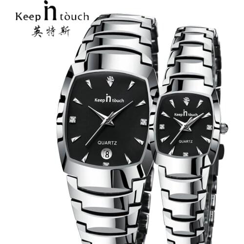 KEEP IN TOUCH Luxury Brand Dress Women Men Watches Quartz Couples Watch Man and Ladies Wedding Wrist Watch relojes hombre 2019