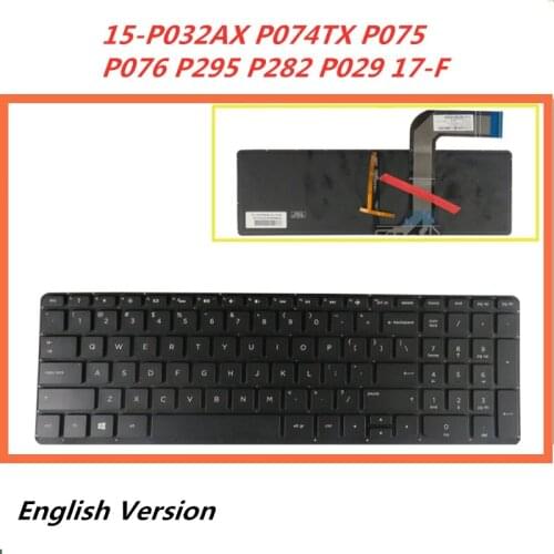 Laptop English Keyboard For HP 15-P032AX P074TX P075 P076 P295 P282 P029 17-F Notebook Replacement layout Keyboard