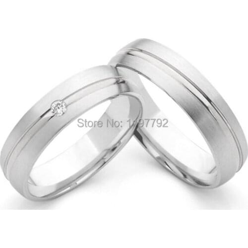 Handmade beautiful european titanium engagement rings wedding bands anniversary rings sets for lovers