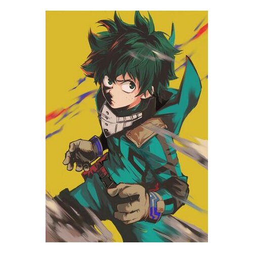 Lot style Boku no My Hero Academia Midoriya Bakugou Shoto Dabi Kirishima Anime Art print Silk poster Home Wall Decor