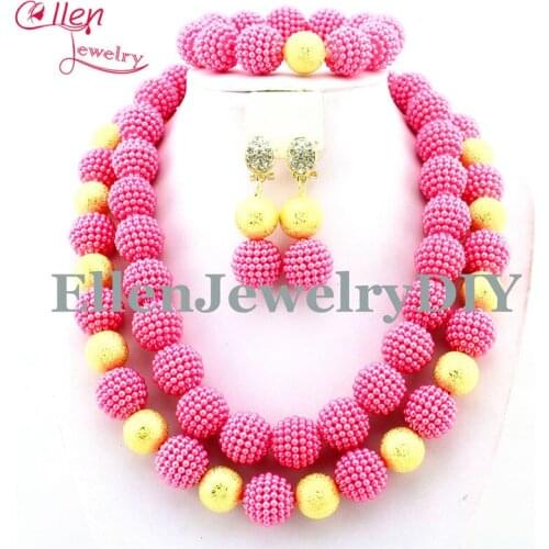 Best Selling Purple Nigerian Beaded Jewelry Set African Jewelry Set Indian Bead Jewelry Set Free Shipping E1088