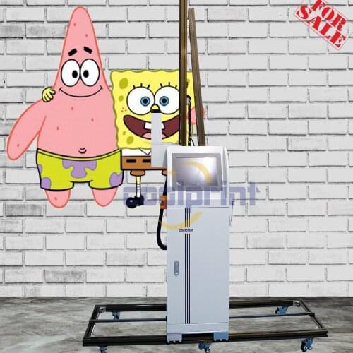 Best Seller ! New Model Industrial Inkjet Printer 5D Wall Printer with CMYKW UV ink