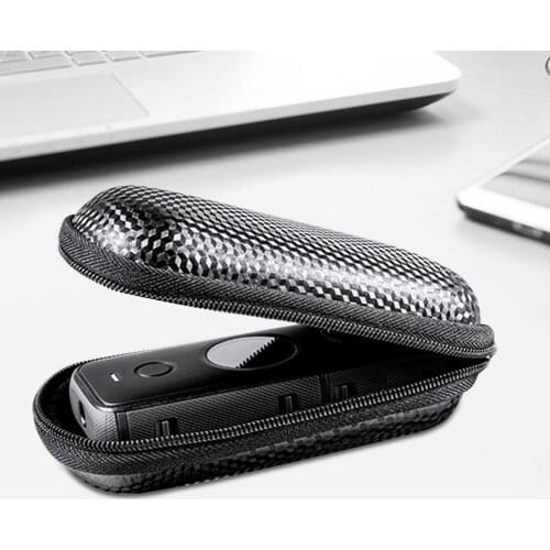 Mini Storage Bag Waterproof 2-way Zipper Carrying Case Protective Box For Insta360 One X2 Panoramic Action Camera Accessories