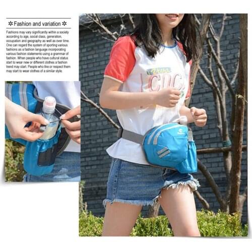 Multifunctional Waist Bag Outdoor Running Phone Bottle Storage Bag Breathable PouchMens Portable Fitness Bag