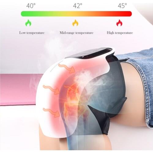 2020 Newest Laser Heated Knee Touch Screen Rehabilitation Relief Leg Massage Knee Joint Physiotherapy Massager for Elderly Gift