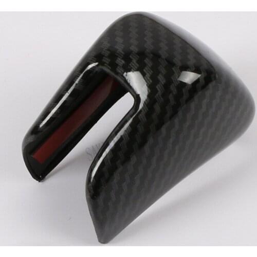 Fit For Honda Accord 10th 2018 2019 Car Interior Gear Shift Knob Cover Trim Sticker ABS Carbon Fiber Style