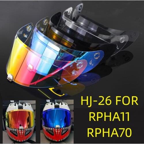 REVO Helmet Visor Lens UV Protection Night Vision Safe Full Face Motorcycle Helmet Lens for HJ-26 RPHA11 RPHA70