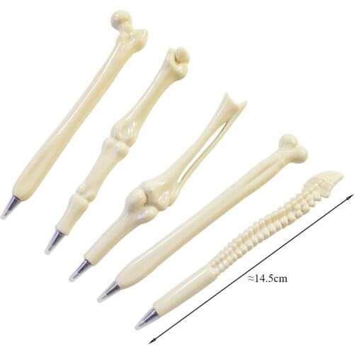 50 Pcs/lot Ball Point Pen Bone Shape Nurse Doctor Student Teacher Stationery Gift Interesting Presents for Friends