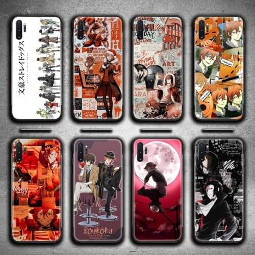 HOTCASHOP Bungou Stray Dogs Phone Case For Samsung Galaxy Note20 ultra 7 8 9 10 Plus lite J7 J8 Plus 2018 Prime M21