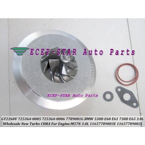 Turbo Cartridge CHRA 725364 725364-0004 7789083H 7789083J 11657789083H 11657789083J 7789083L09 11657789083E M57TUD M57DTUE65 3.0