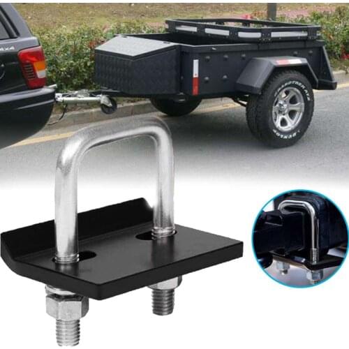 General Trailer Damper U-Bolt Heavy-Duty Anti-Rattle Stabilizer Hitch Tightener Lock Down Tow Clamp Trailer Couplings Accessorie