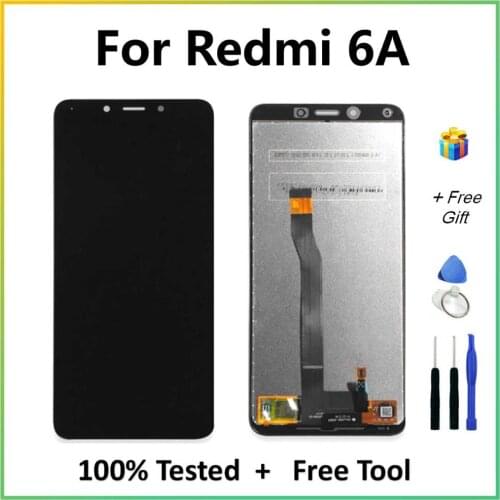 For Xiaomi Mi Redmi 6A LCD Display Touch Screen Digitizer Assembly Replacement Parts + Free Tools For Redmi 6A 5.45" LCDs Screen