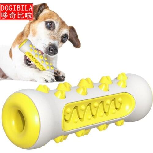 Dog Molar Toothbrush Toys Chew Cleaning Teeth Safe Elasticity Soft TPR Puppy Dental Care Extra-tough Pet Cleaning Toy Supplies