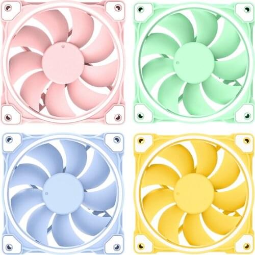 1Set ZF-12025 PWM Radiator Hydraulic Temperature Control Fan for Asus/for MSI Motherboards Cooling