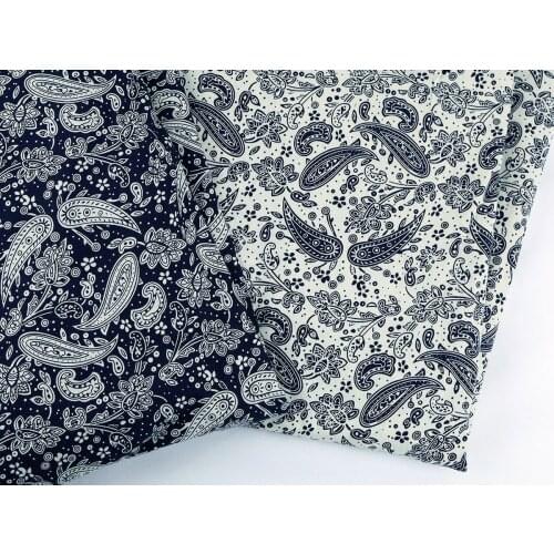 100% cotton Paisley Fabric Poplin Patchwork Sewing DIY Bandanas 148cm wide sold by yard