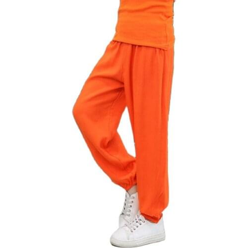 Children Pants Boy Girl Pure Color Trousers Summer Autumn Anti-mosquito Pants Kids Casual Pajama Pants Thin Breathable Pants