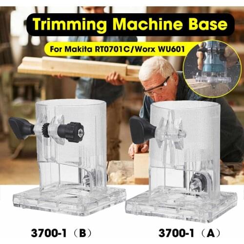 Electric Trimmer Base Plastic Base Balance Board Woodworking Edge Cutter for Makita Battery RT0701C Electric Trimming Machine